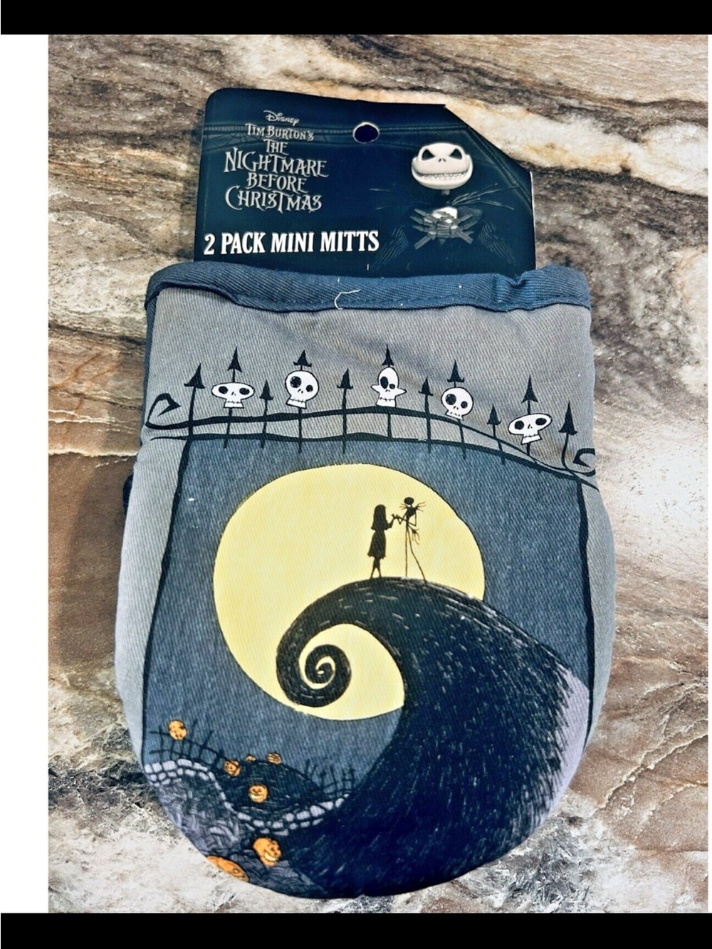 The Nightmare Before Christmas Mini Mitts -Set of 2! Great gift idea!